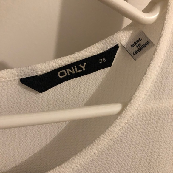 Sheer White ONLY Top - Picture 3 of 3